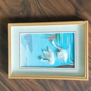 Vintage Swan Frame